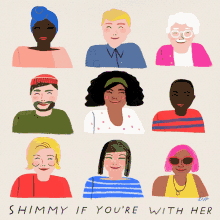 Happy International Womens Day Shimmy If Your With Her GIF - Happy International Womens Day Shimmy If Your With Her Women Power GIFs