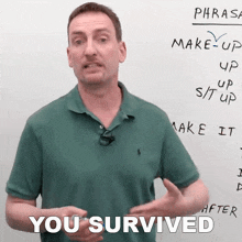 You Survived Adam GIF - You Survived Adam Engvid GIFs