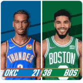 Oklahoma City Thunder (21) Vs. Boston Celtics (38) First-second Period Break GIF - Nba Basketball Nba 2021 GIFs