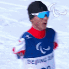 tired para cross country skiing wang chenyang china paralympics