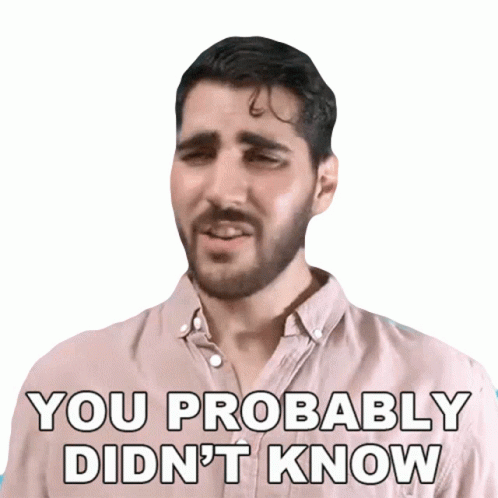 You Probably Didnt Know Rudy Ayoub Sticker - You Probably Didnt Know