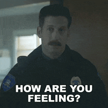a man with a mustache and a badge that says ' united states of america ' on it