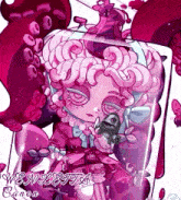 a cartoon drawing of a girl with octopus tentacles and the name canon written on the bottom
