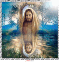 Jesus Reflection Sticker - Jesus Reflection Water Stickers