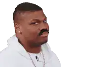 a man with a watch on his wrist is making a silly face