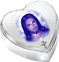 Szentek Angyalok Heart Sticker - Szentek Angyalok Heart Jesus Stickers