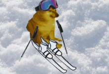 Doge Skiing Doge GIF - Doge Skiing Doge GIFs