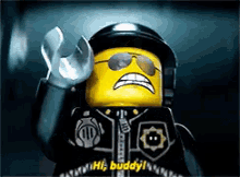 Hi, Buddy! - The Lego Movie GIF