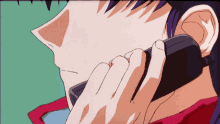 Misato Misato Phone GIF - Misato Misato Phone Misato Talk GIFs