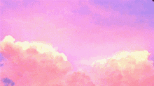 asethic cloud and pink heart rose cloud