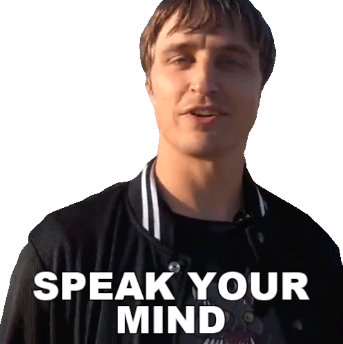 Speak Your Mind Danny Mullen Sticker - Speak Your Mind Danny Mullen Express Yourself Stickers