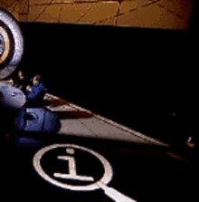 a magnifying glass is sitting in front of a sign that says " unicorn "