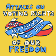 Attacks On Voting Rights Attacks On All Of Our Freedom GIF - Attacks On Voting Rights Attacks On All Of Our Freedom Freedom Freedom To Vote GIFs