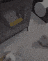 a person is playing with a cat in a crib