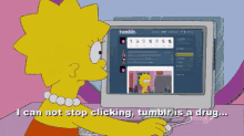 A Lil Drop Of Dopamine GIF - The Simpsons Lisa Cant Stop GIFs
