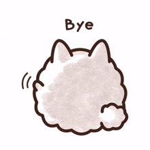 animal kitty cat cute bye
