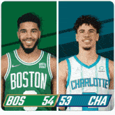 Boston Celtics (54) Vs. Charlotte Hornets (53) Third-fourth Period Break GIF - Nba Basketball Nba 2021 GIFs
