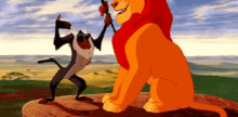 Hug Lion King GIF - Hug Lion King Simba GIFs