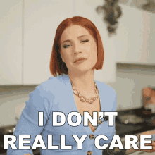I Dont Really Care Candice Hutchings GIF - I Dont Really Care Candice Hutchings Edgy Veg GIFs
