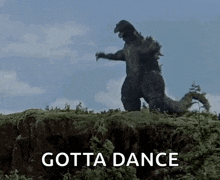 Dance Godzilla GIF