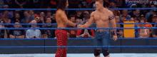 Shinsuke Nakamura John Cena GIF - Shinsuke Nakamura John Cena Hand Shake GIFs