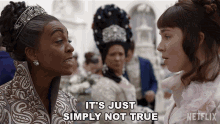 Its Just Simply Not True Adjoa Andoh GIF - Its Just Simply Not True Adjoa Andoh Lady Danbury GIFs
