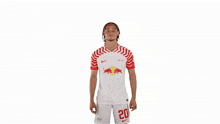 rock and roll xavi simons rb leipzig rock on sign of the horns