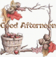Good Afternoon Afternoon GIF - Good Afternoon Afternoon Bucket Of Apples GIFs