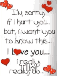 sorry hurt