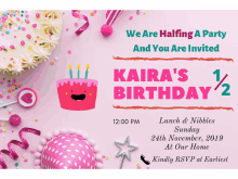 kairas birthday you are invited invitation birthday birthday party