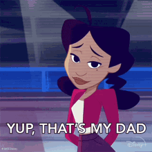 Yup Thats My Dad Penny Proud GIF - Yup Thats My Dad Penny Proud The Proud Family GIFs