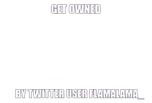 a woman is doing a plank exercise with the caption get owned by twitter user flamalama