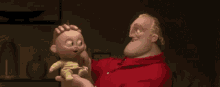 Fathers Day Hugs And Kisses GIF - Fathers Day Hugs And Kisses The Incredibles GIFs