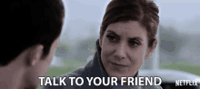 Talk To Your Friend Olivia Baker GIF - Talk To Your Friend Olivia Baker Kate Walsh GIFs