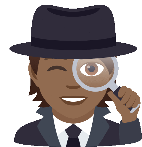 Detective Joypixels Sticker - Detective Joypixels Investigator Stickers