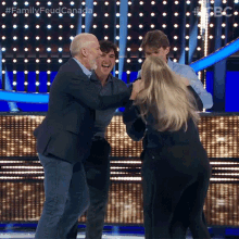 Jumping For Joy Family Feud Canada GIF - Jumping For Joy Family Feud Canada Excited GIFs