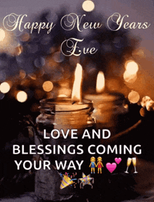 Happy New Years Eve Candles GIF - Happy New Years Eve Happy New Year Candles GIFs
