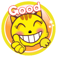 Yellow Cat Sticker - Yellow Cat Face Stickers
