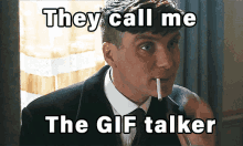 Tommy Shelby Gif GIF - Tommy Shelby Gif Talker GIFs