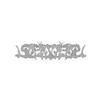a white background with a gray swirl on it