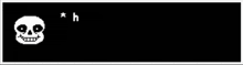 a black and white image of a skull with the words heya pal so i see you stole my gif