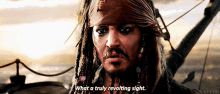 Jack Sparrow What A Truly Revolting Sight GIF - Jack Sparrow What A Truly Revolting Sight Pirates Of The Caribbean GIFs