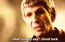 Spock Good Luck GIF