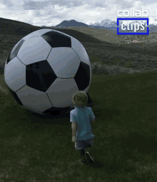 Crashed Giant Soccer Ball GIF - Crashed Giant Soccer Ball Soccer Ball GIFs