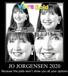 Vote Gold Jo Jorgensen GIF - Vote Gold Jo Jorgensen 2020 GIFs