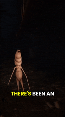 a cartoon character is standing in the dark with the word incident above it