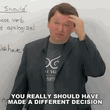 You Really Should Have Made A Different Decision Alex GIF - You Really Should Have Made A Different Decision Alex Engvid GIFs