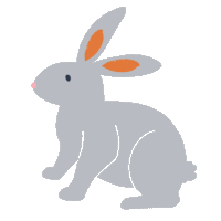 Bunny Rabbit Sticker - Bunny Rabbit Stickers