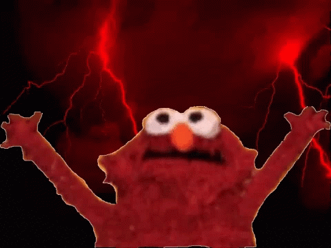 Thundering Elmo Intense GIF - Thundering Elmo Intense Storm - Discover ...