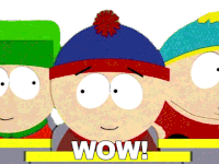 Wow Eric Cartman Sticker - Wow Eric Cartman Kyle Broflovski Stickers